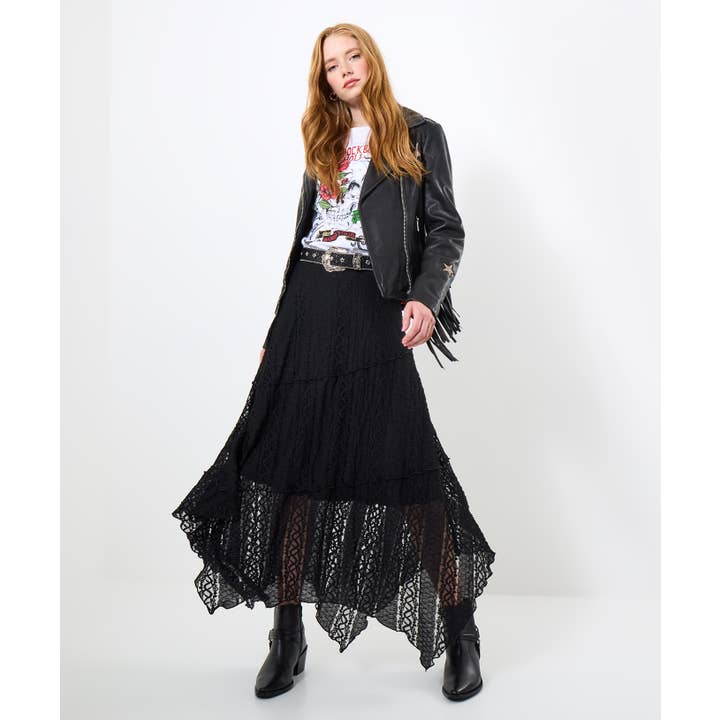 All The Drama Lace Maxi Skirt for wholesale by Joe Browns