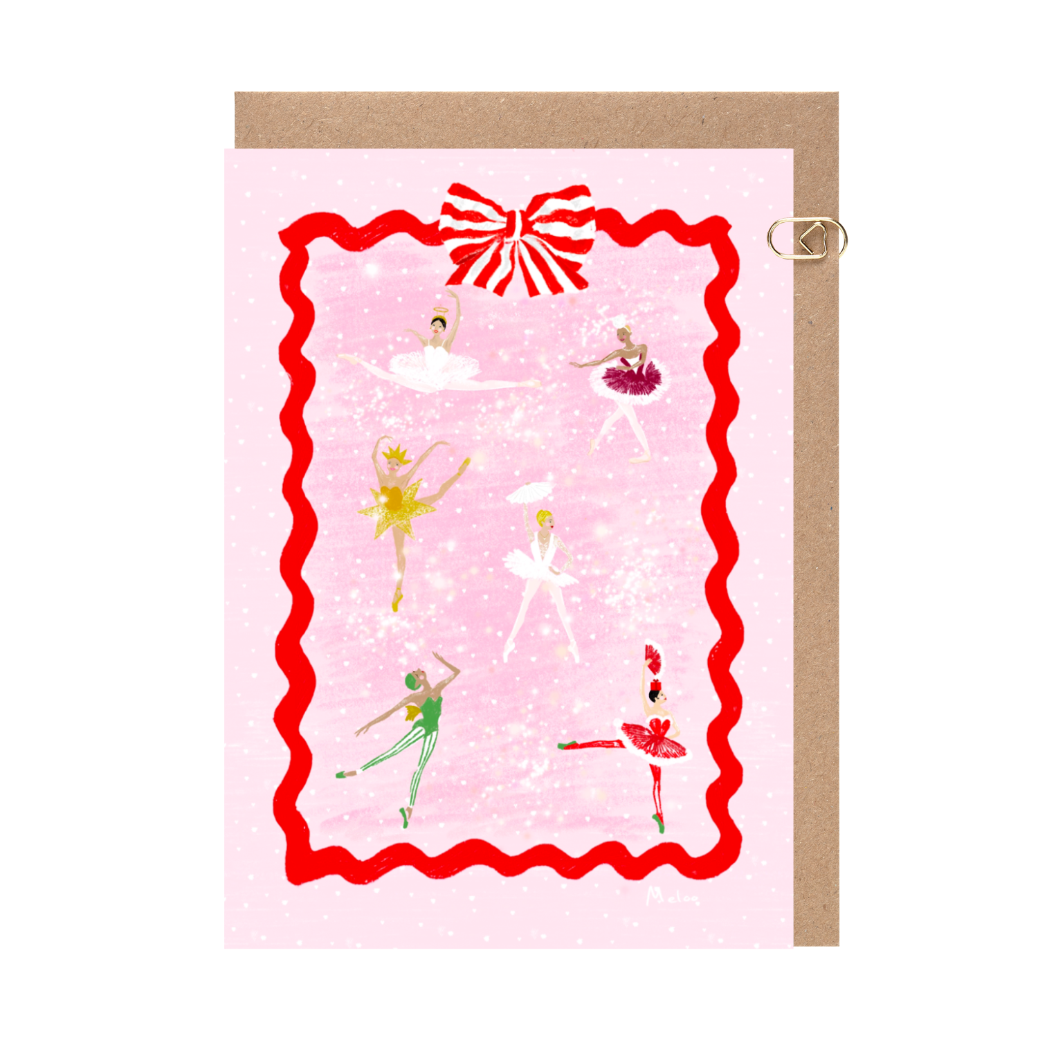 Meloo – wholesale Christmas card – Christmas Ballet Card0