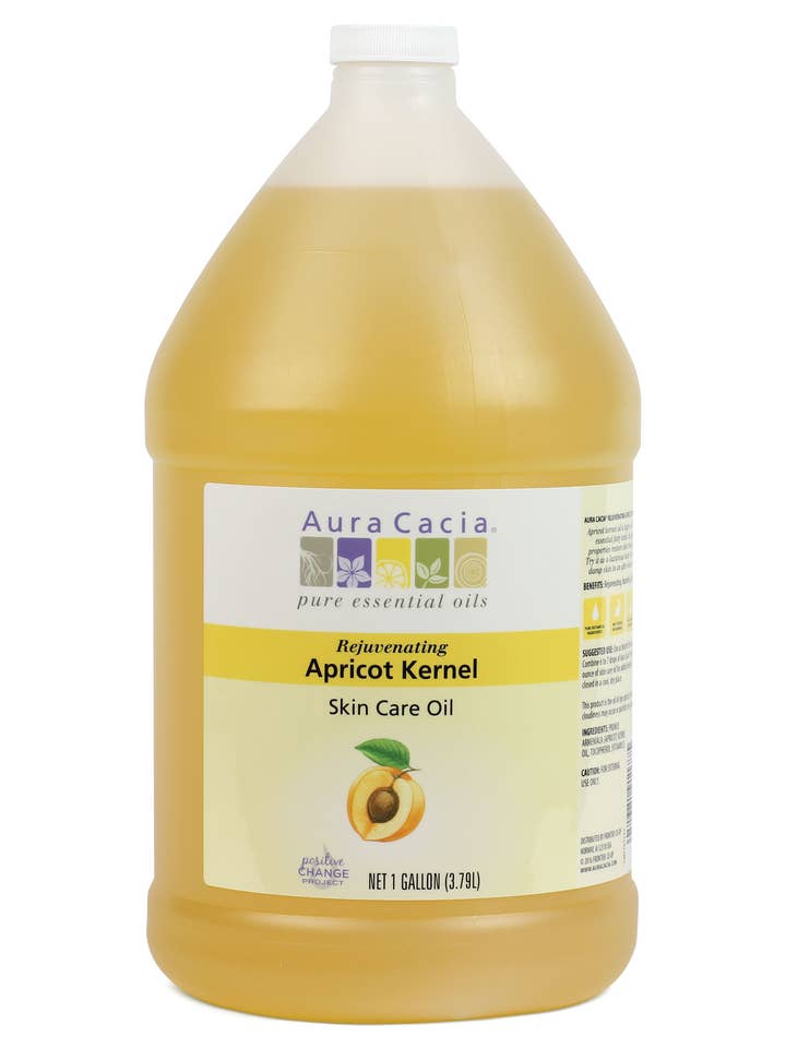 Moisturizing Apricot Kernel Hair & Skin Care Oil 1 Gallon for wholesale by Aura Cacia