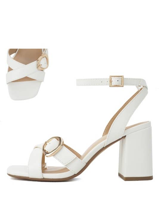 Horatia Buckled Block, F-HORATIA for wholesale by December Shoes