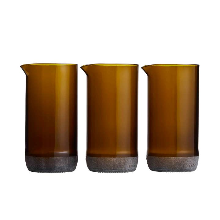 Originalhome - Wholesale Drinking Glass/Cup - Upcycled Beer Bottle Carafe - Brown