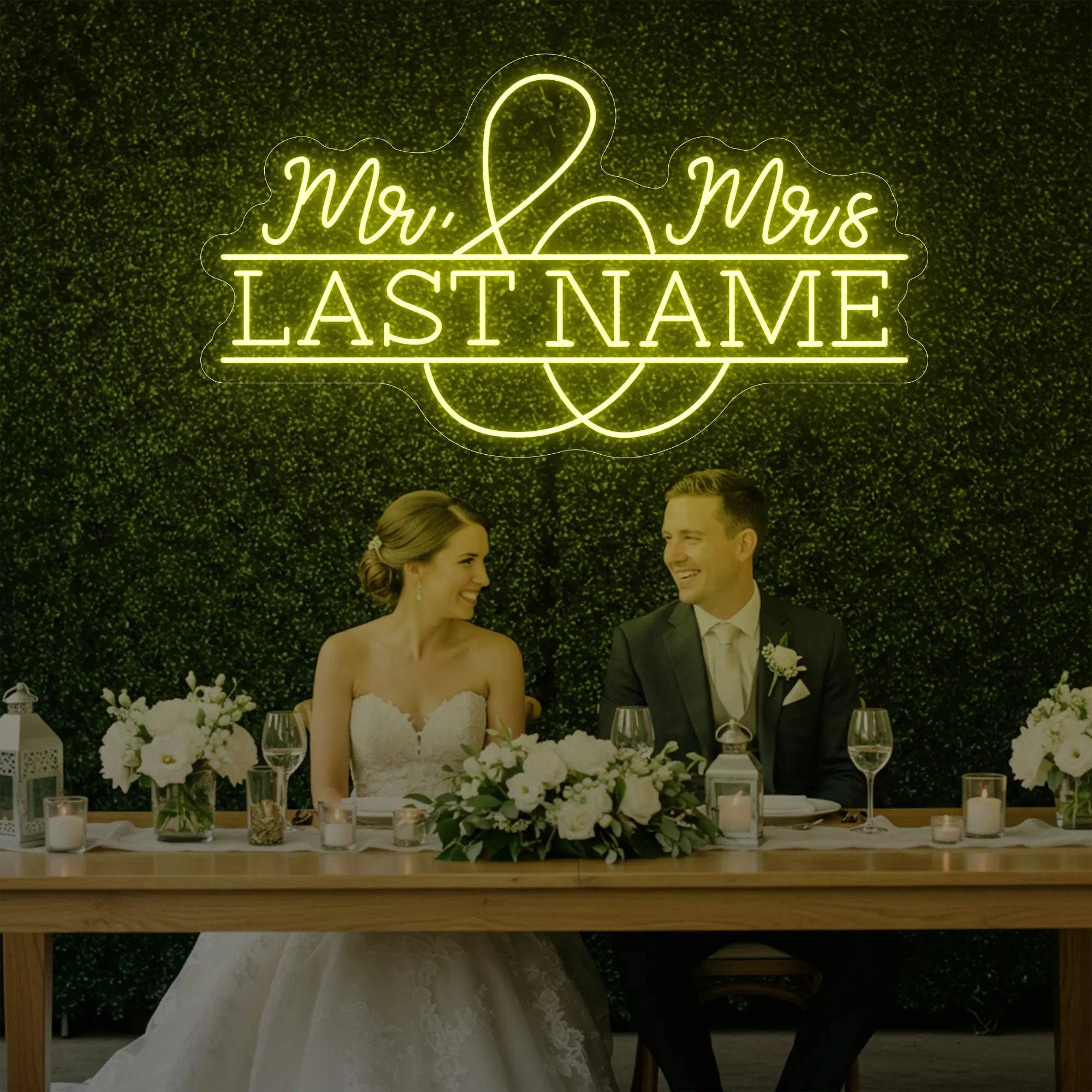 Light Your Way - Wholesale Neon Sign - Wedding Last Names Custom Neon Sign V67