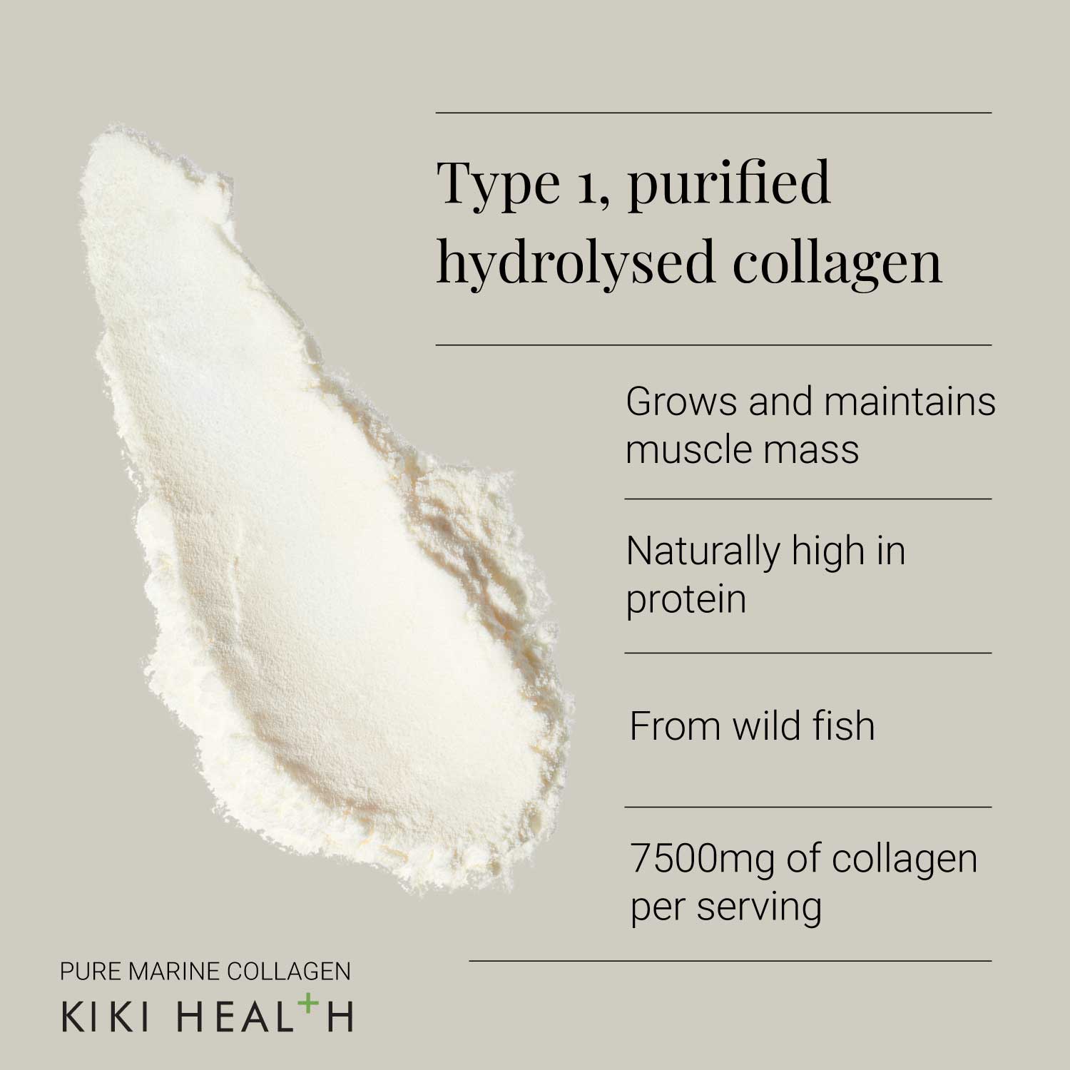 KIKI Heath – wholesale Protein/superfood powder – Pure Marine Collagen Powder 20g1