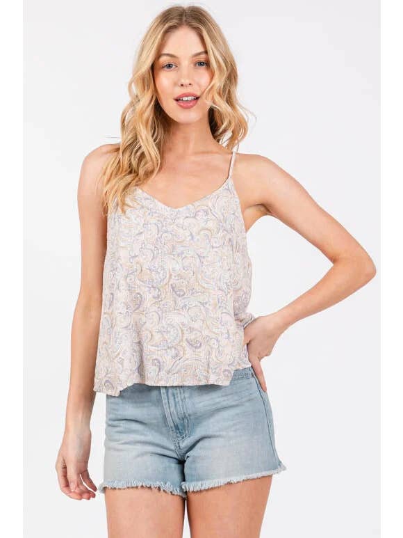Final Touch - Wholesale Camisole - Women's - Woven Cami Swing Top
