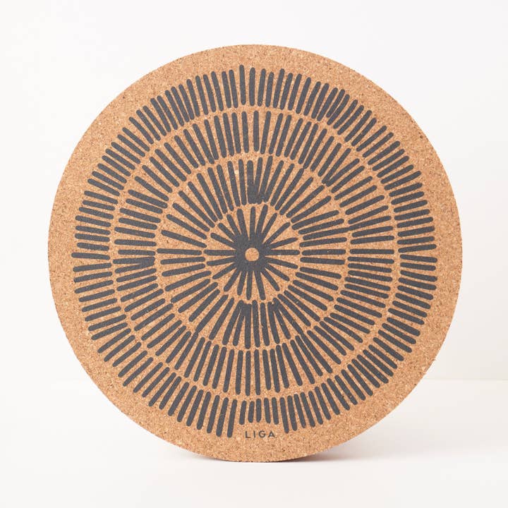 Cork Max Placemats | Sandy Lines for wholesale by LIGA