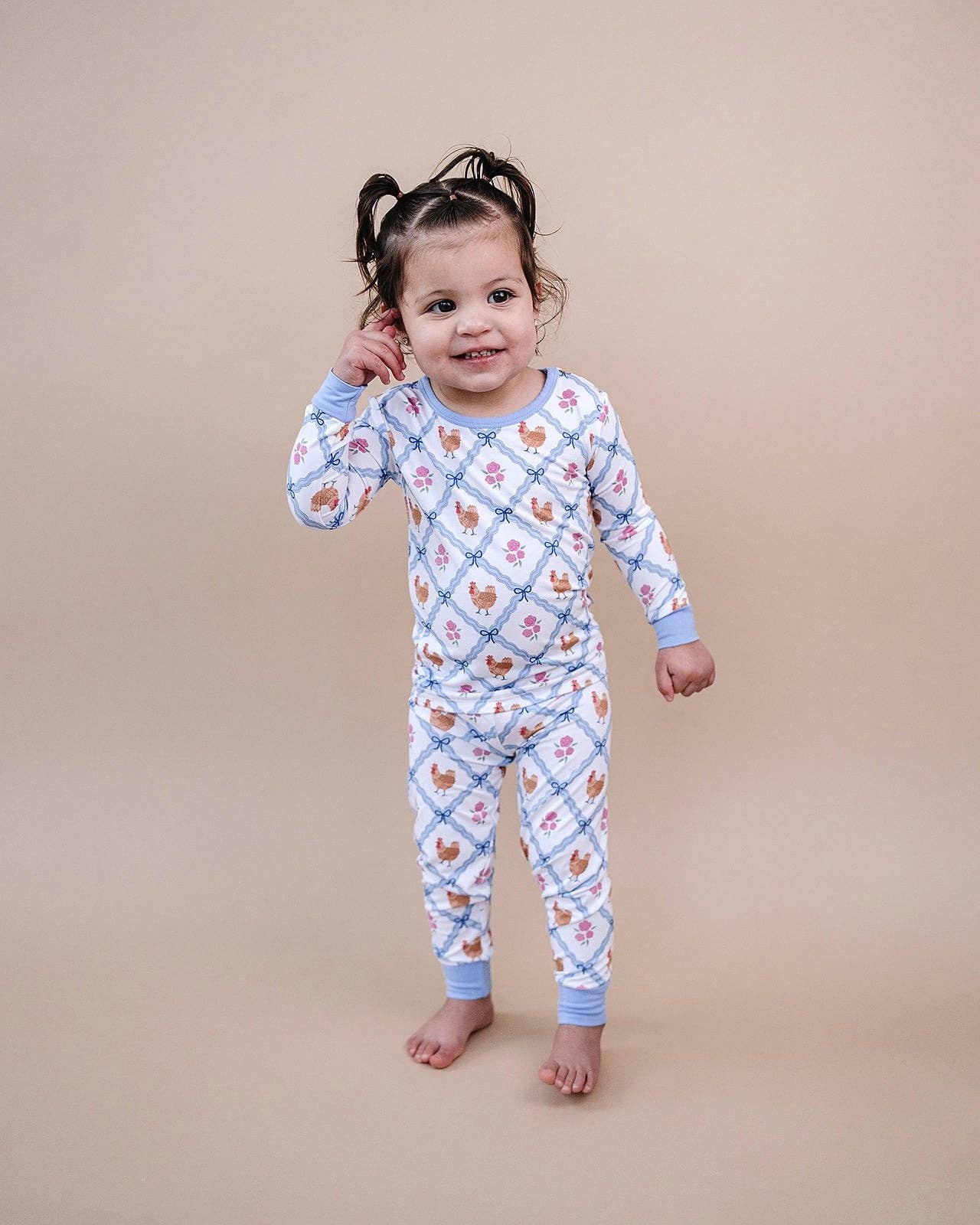Lucky Panda Kids - Wholesale Top & Pant Set - Kids - Bamboo Two Piece Set | Chickens & Flowers3