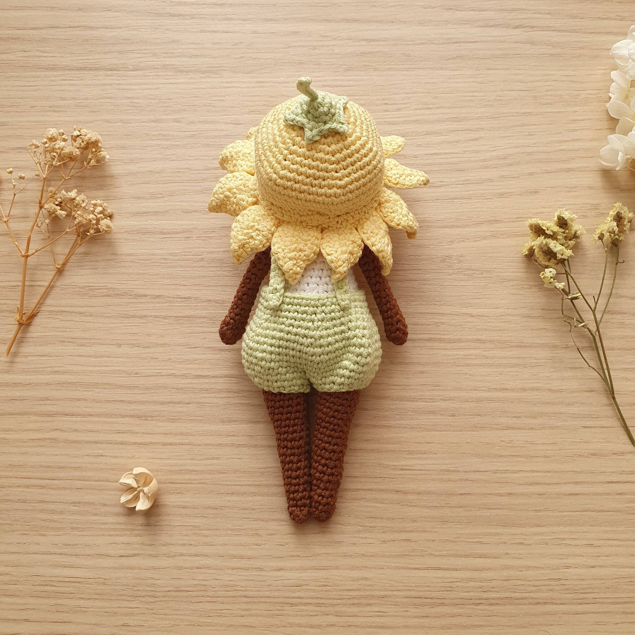 Anh2 LTD - Wholesale Doll - Kids - Cute Crochet Flower Sprite, Handmade Amigurumi Doll3