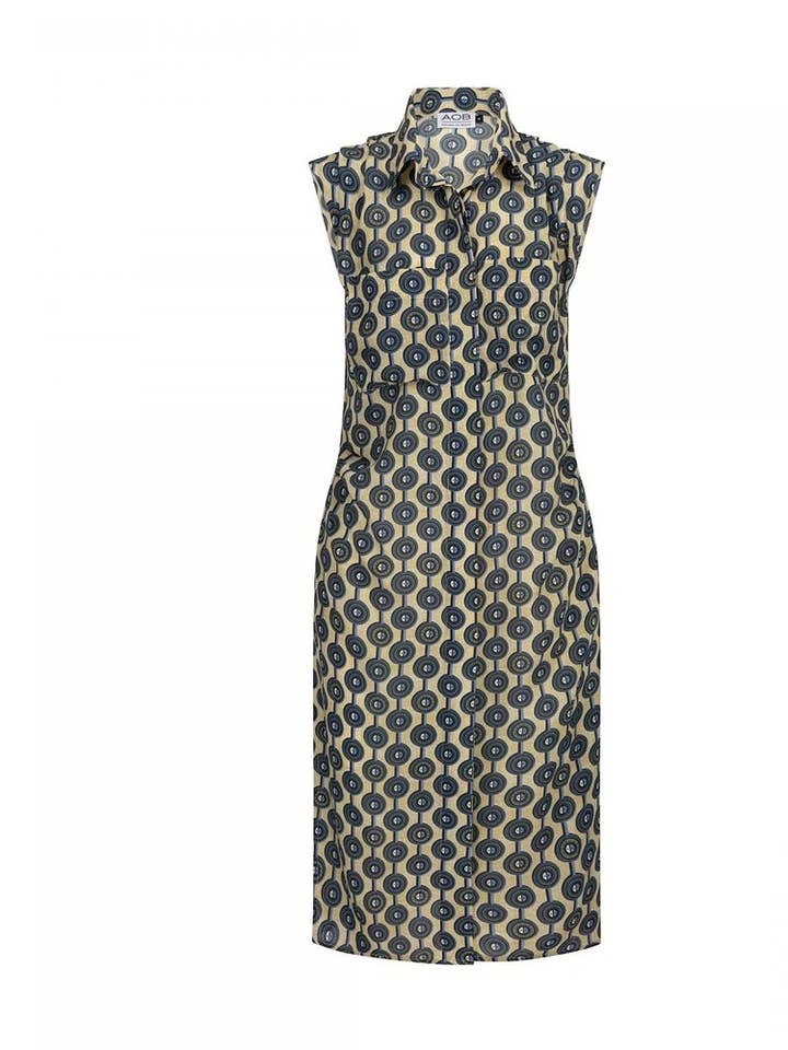 Circular Green Shirt Dress for wholesale by AOB