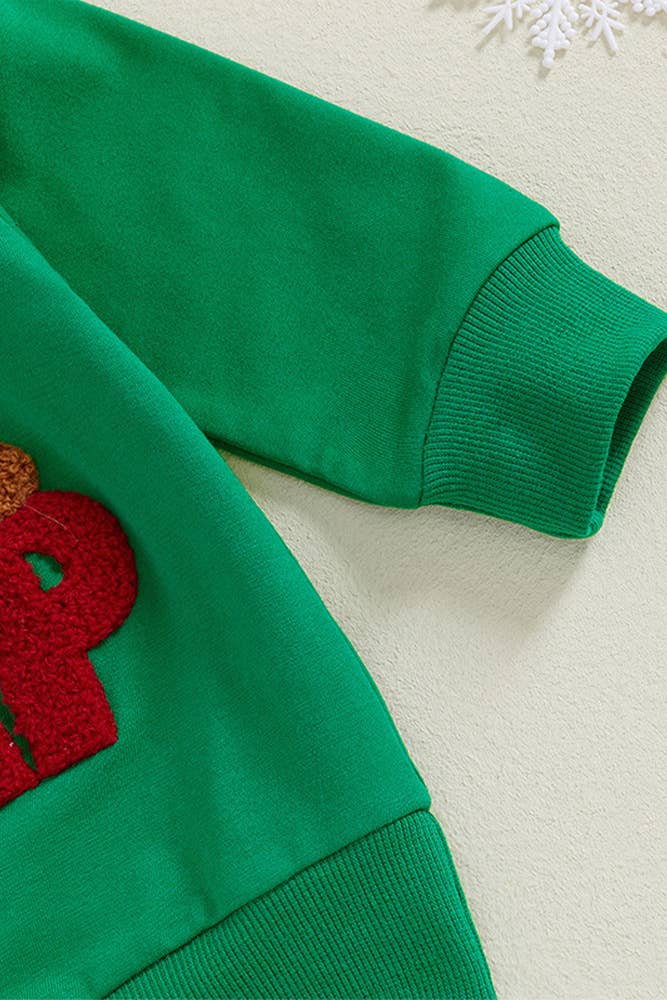 UNISHE – Großhandel Top- & Hosen-Set – Kinder – Zweiteiliges Weihnachtsset für Kinder BDR0527