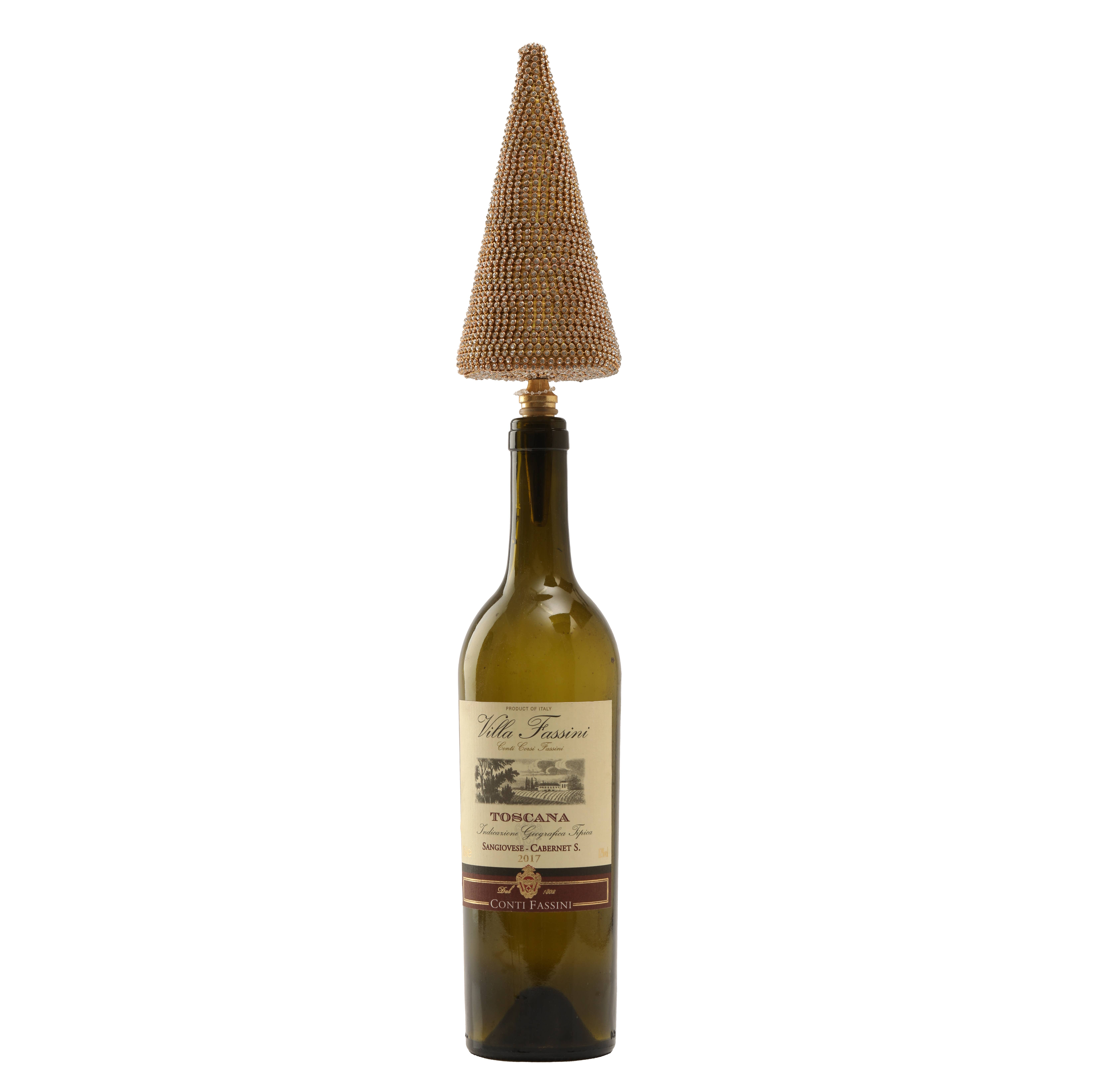 Vatican Homes - Wholesale Wine Stopper -  Gold Tree Bottle Stopper 9.4"0