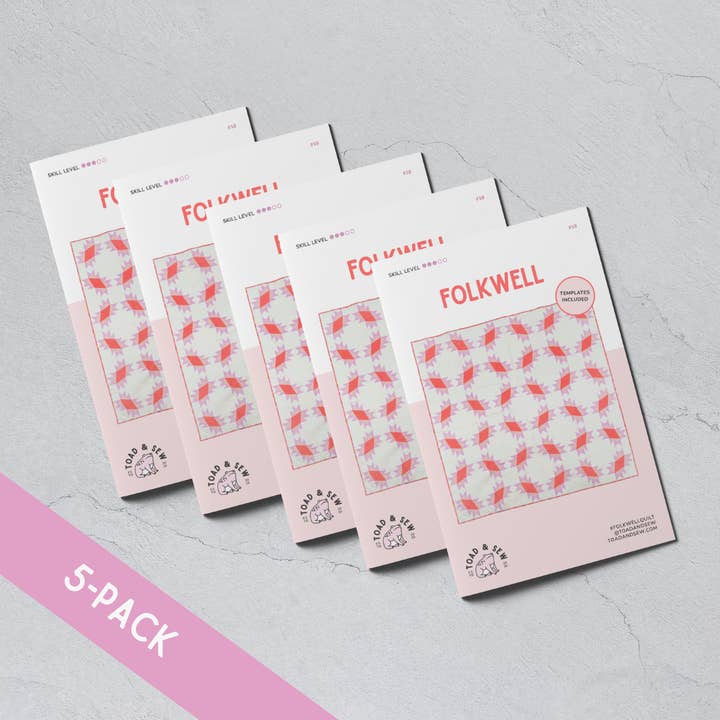 Folkwell - Paper Pattern for wholesale by Toad & Sew