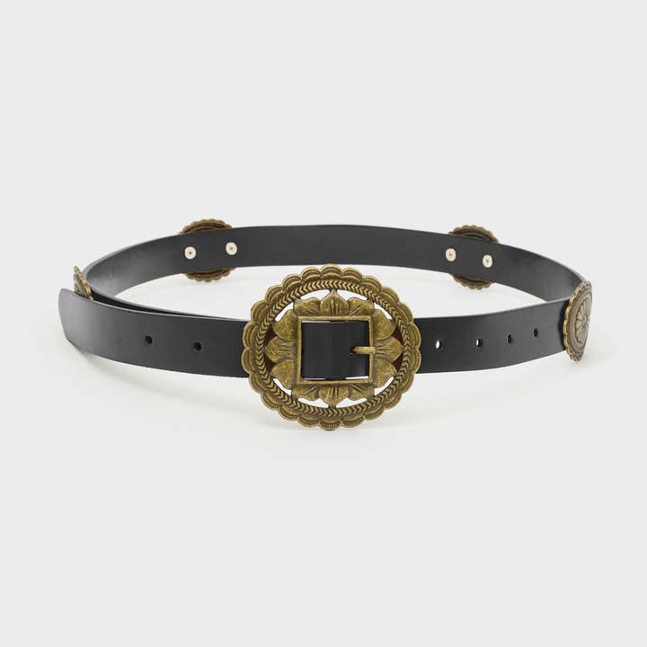 GEORGIA BELT BLACK - N66 for wholesale by NALI'