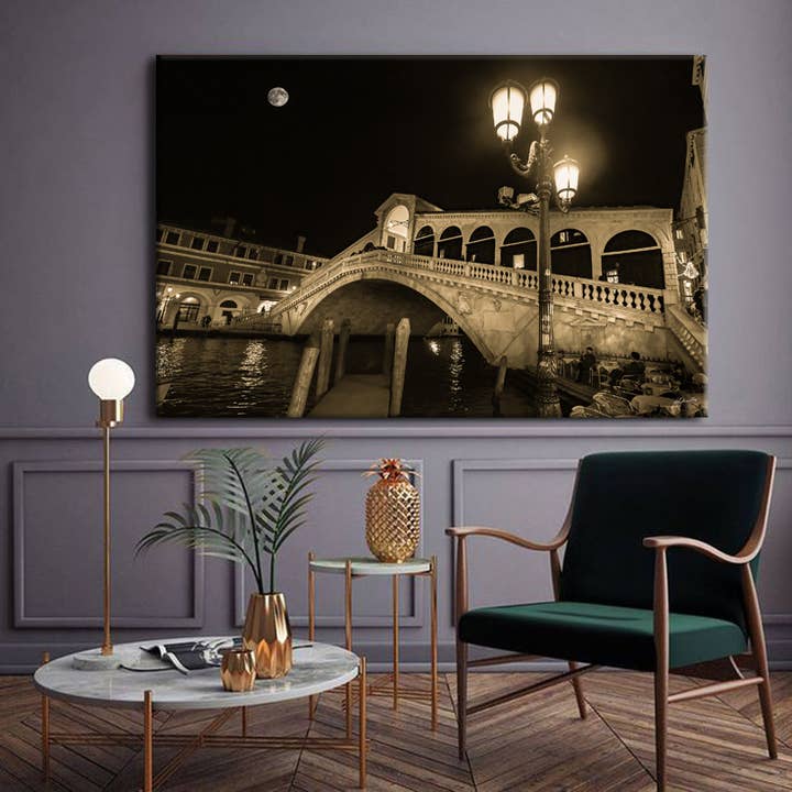 Forfatter udskriver lærred/plexi Made in Italy Venedig8 for engroshandel hos Andrea Risi Fine Art Photography
