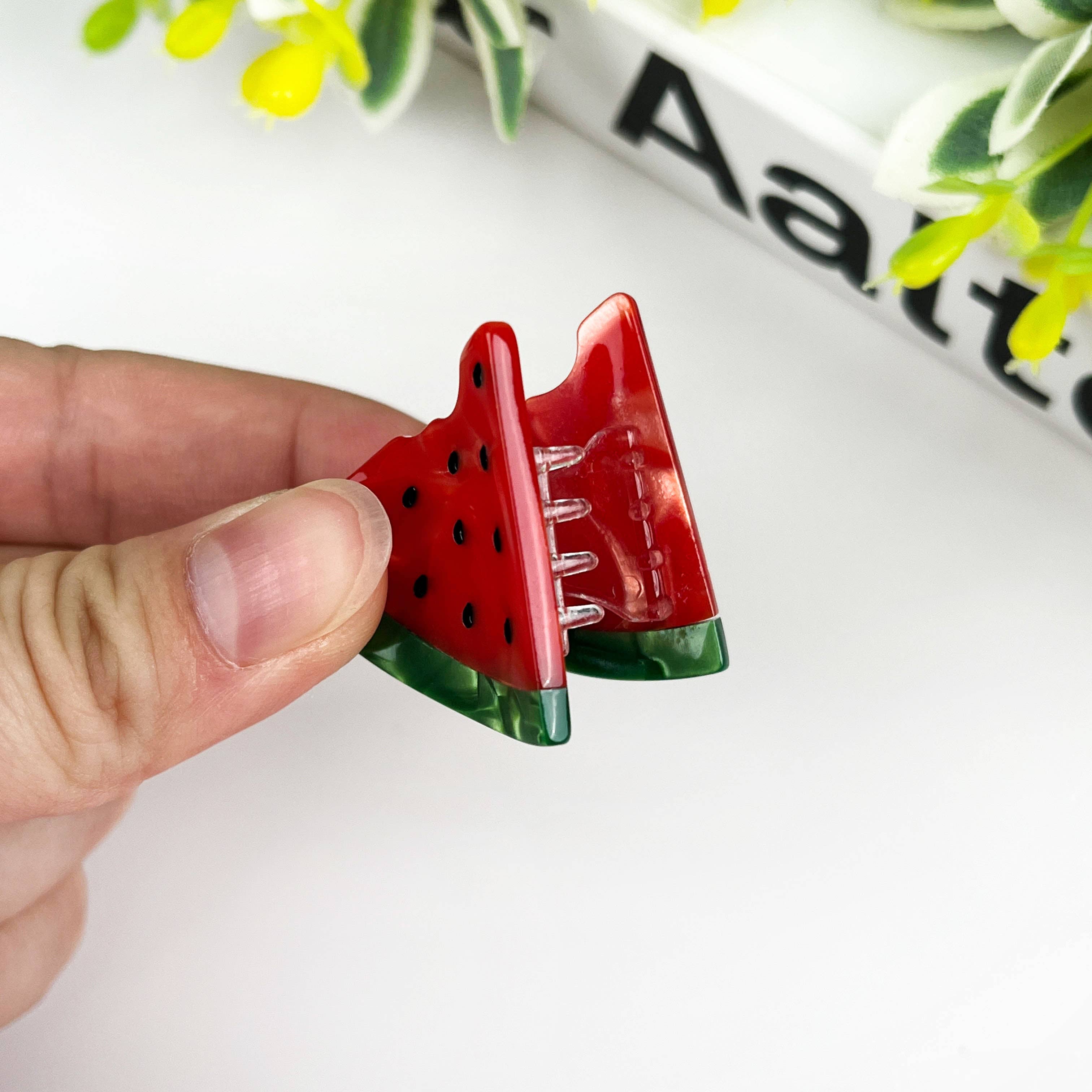 TheDivaSoap - Wholesale Haarclip - Dames - Kleine haarclip met fruitmotief, haaraccessoires van 3 cm16