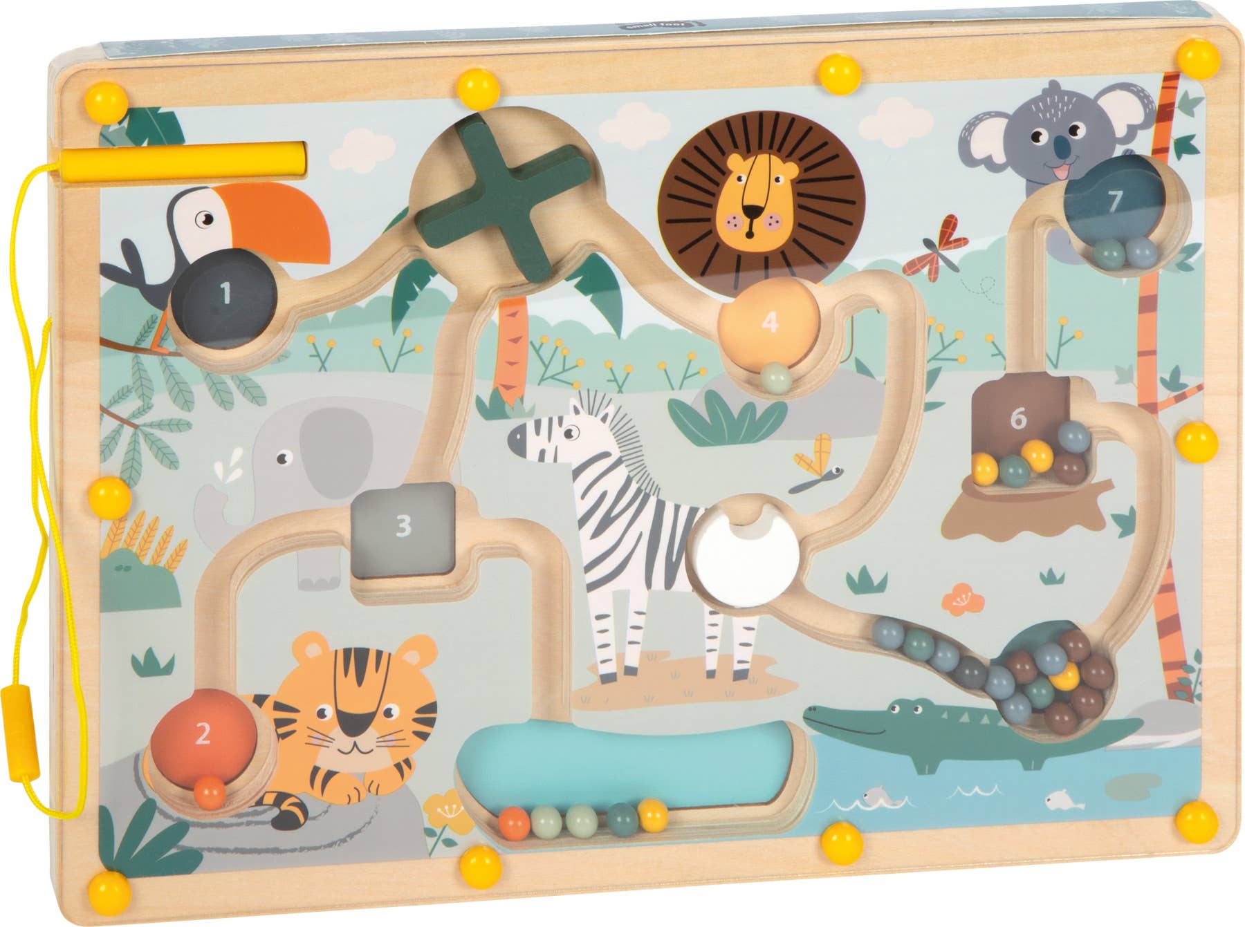 small foot - Wholesale Wood Toy - Kids - Magnetic Maze "Safari" | Toy | Wooden Toy6