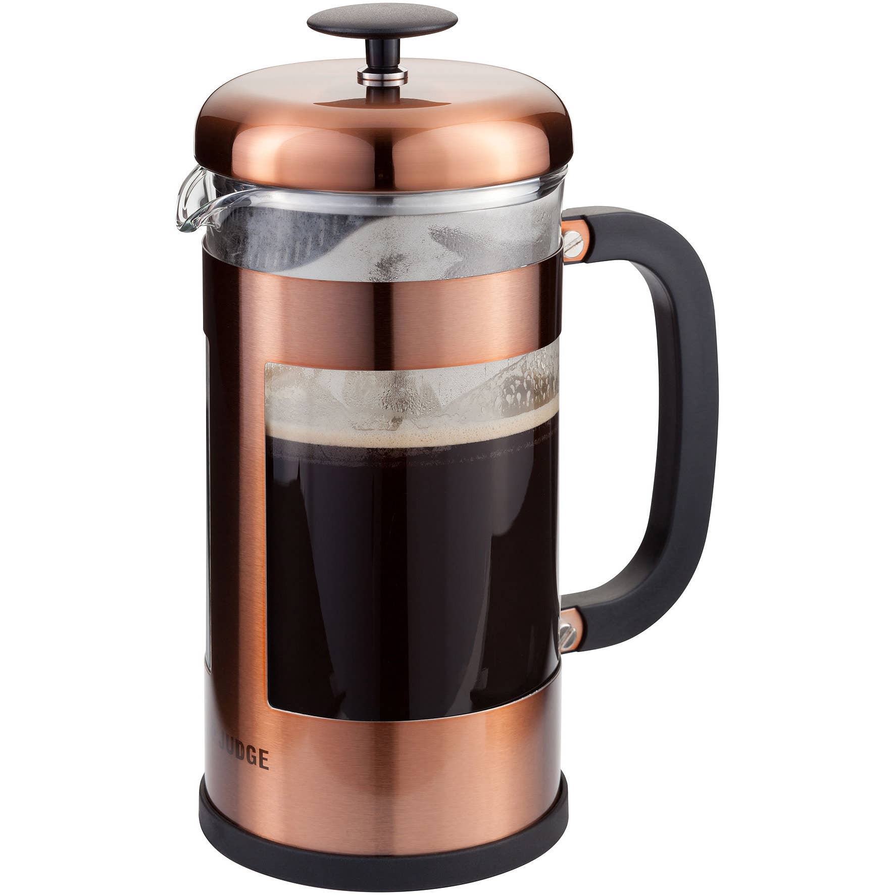 Judge UK – Prensa francesa por atacado – Judge Coffee, 8 Cup Glass Cafetiere, 1L, Cobre1