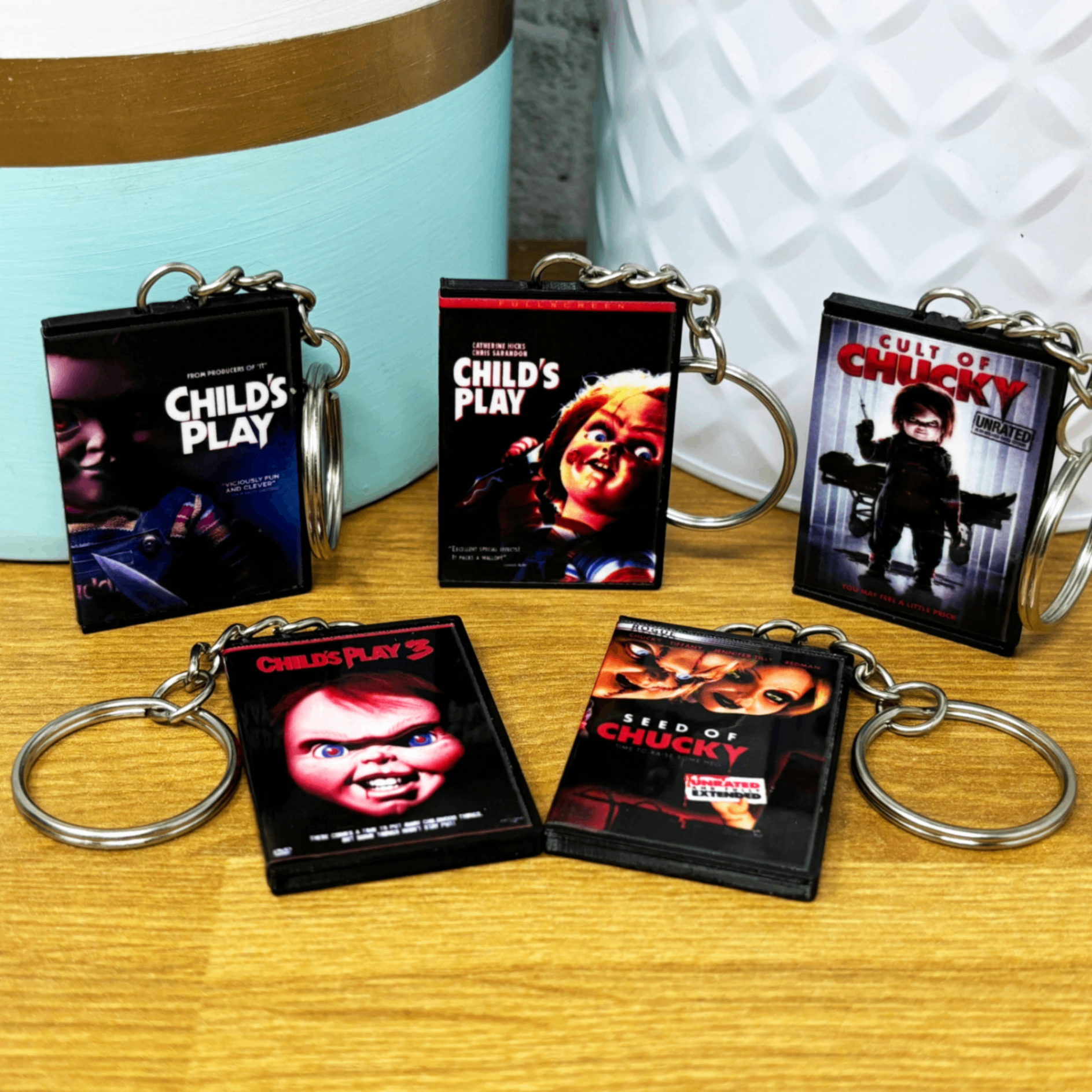 BitsyLabs – wholesale Keychain – Unisex – Horror Movies (#-C) Keychains2