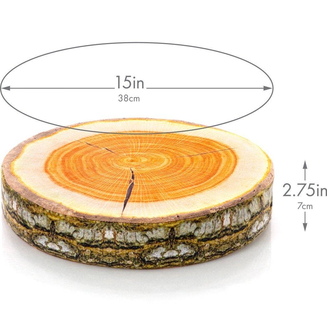 Husband Pillow - Wholesale Chair Cushion - Log Maple Slice Memory Foam Seat Cushion Decorative Pillow - Bring Nature Home15