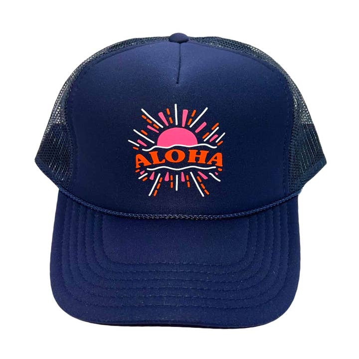 ALOHA Trucker-kasket for engroshandel hos Moliko LLC.