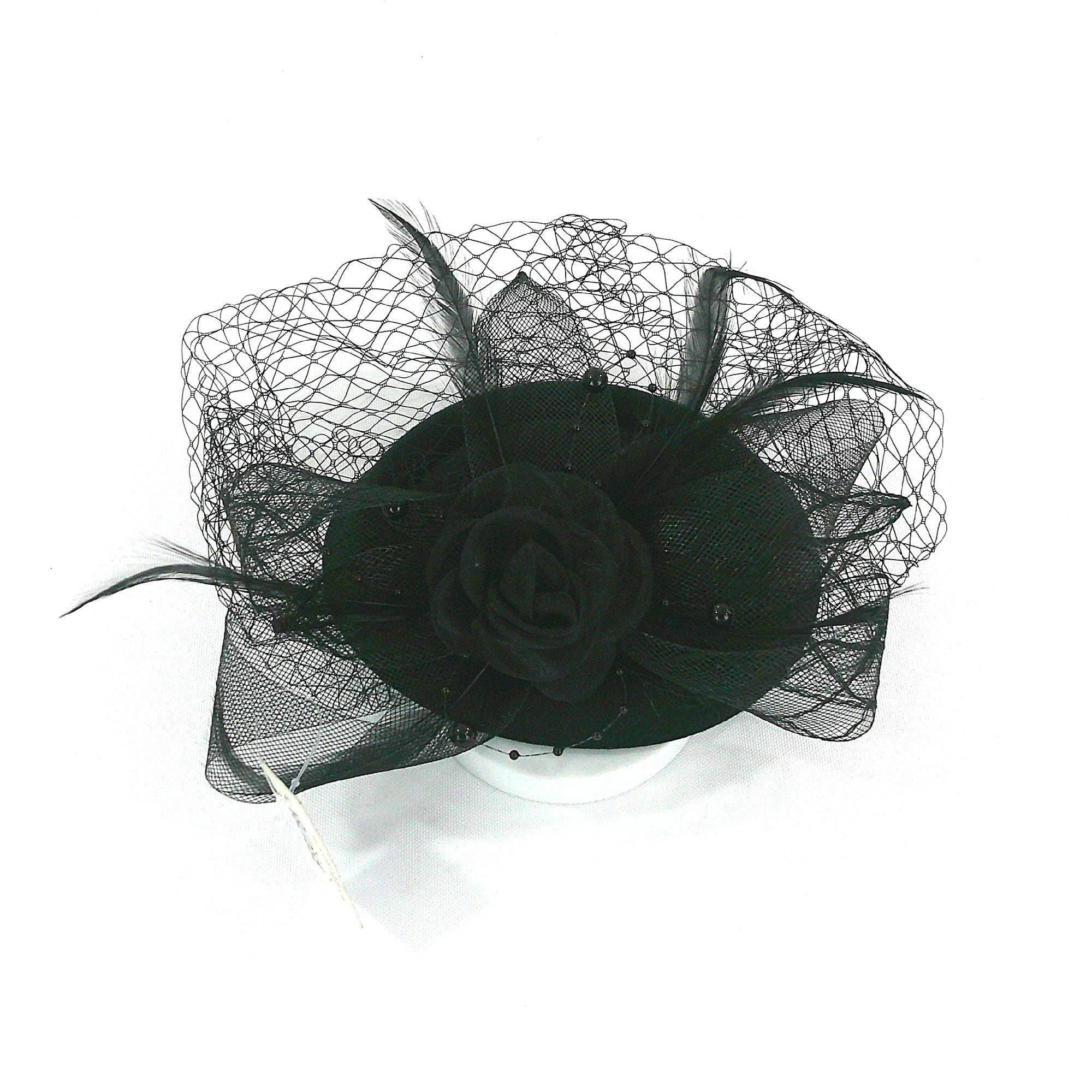 TAPA fashion - Wholesale Fascinator Hat - Women's - Kentucky Derby & Tea Party Flower Feather Hat FF917 (3PC)15