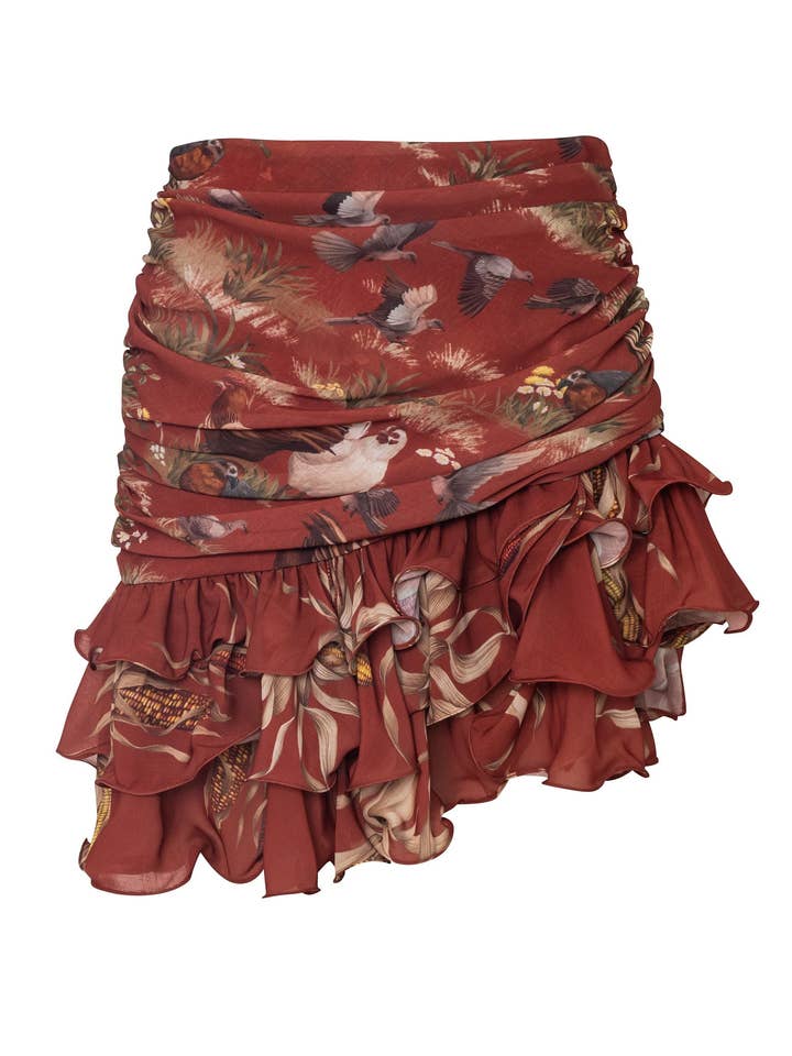 Broza Rød Mini Nederdel for engroshandel hos Manifiesto