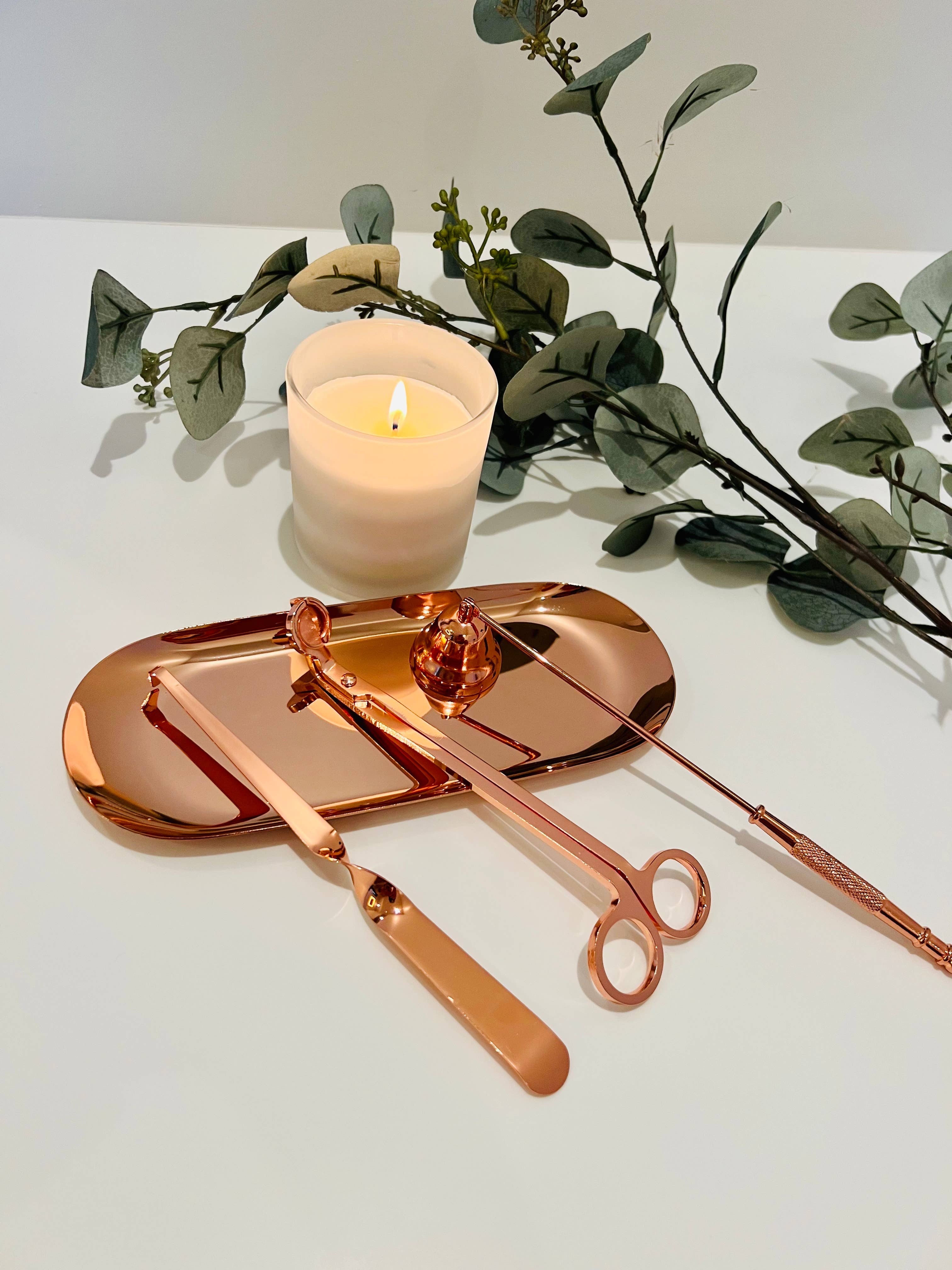 Antwerp Luxury candle supplies - Wholesale Wick Trimmer - Candle Care Kit – Rose Gold0