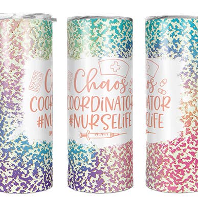 Chaos Coordinator Nurse 20 Oz Tumbler for wholesale by Perfectly Diverse Trendz, LLC