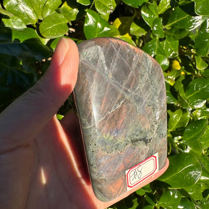 Moon Rituals – wholesale Spiritual stone/crystal – Large Purple Labradorite Free Form, Christmas Crystal Gift #88