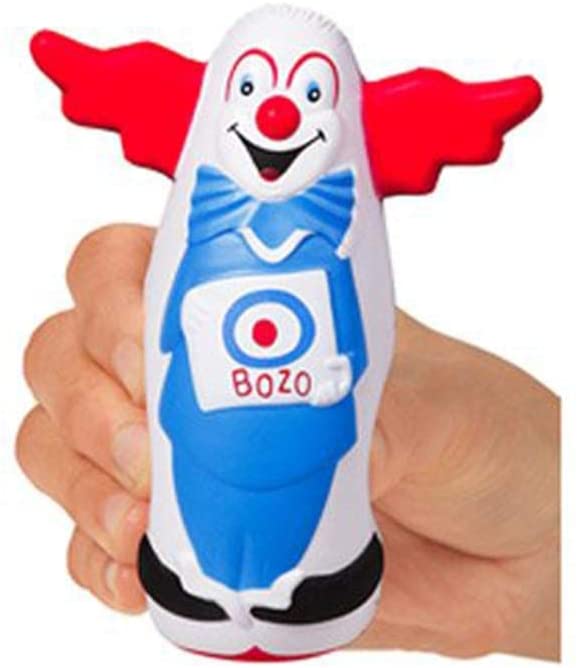 Warm Fuzzy Toys - Wholesale Squishy Toy - Kids & Baby - WARM FUZZY Toys Bozo the Clown Foam Squeeze Toy 4.75 Inch0