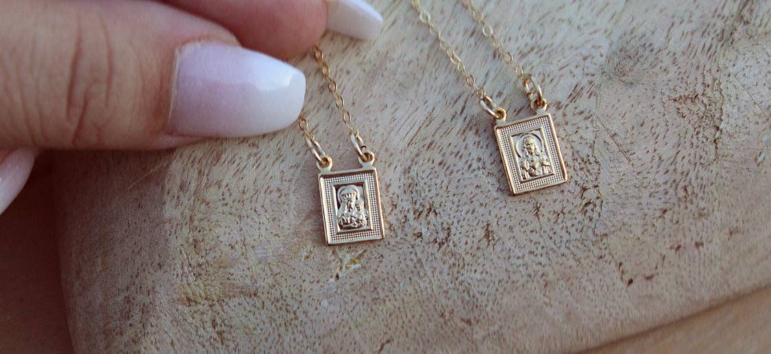 Naomi's Happy Place Shop - Wholesale Pendant/Charm Necklace - Scapular Necklace14