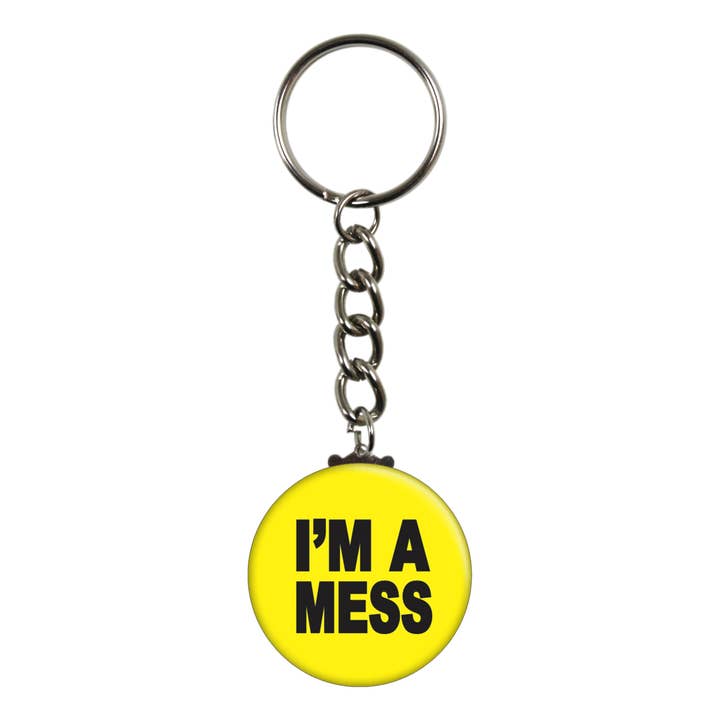 Nyckelring - ”Jag är en röra” för wholesale av Square Deal Recordings & Supplies