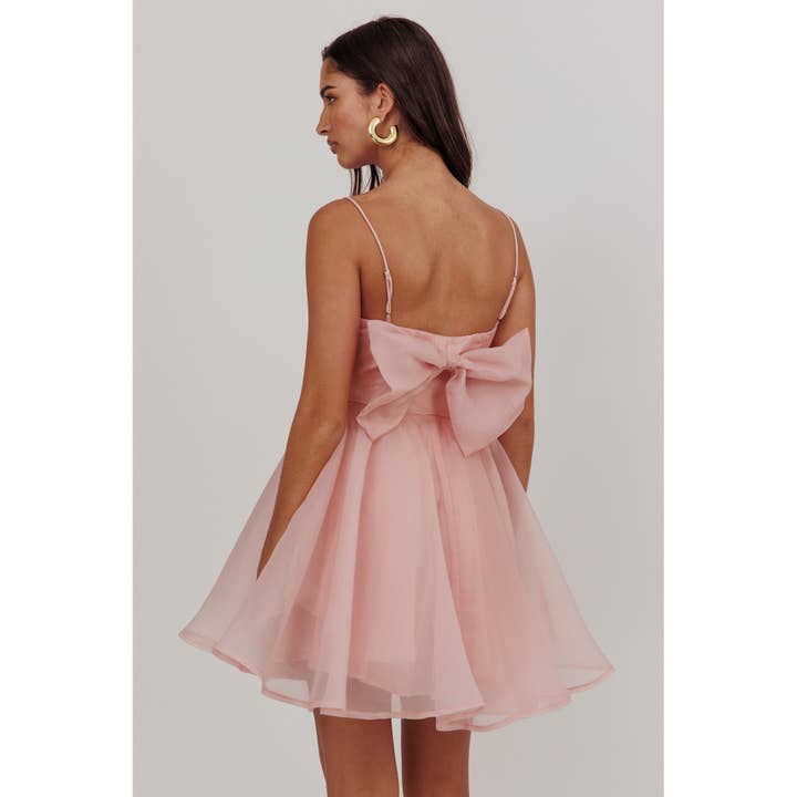 One and Only Collective - Wholesale Dress - Women's - SLEEVELESS ORGANZA MINI DRESS