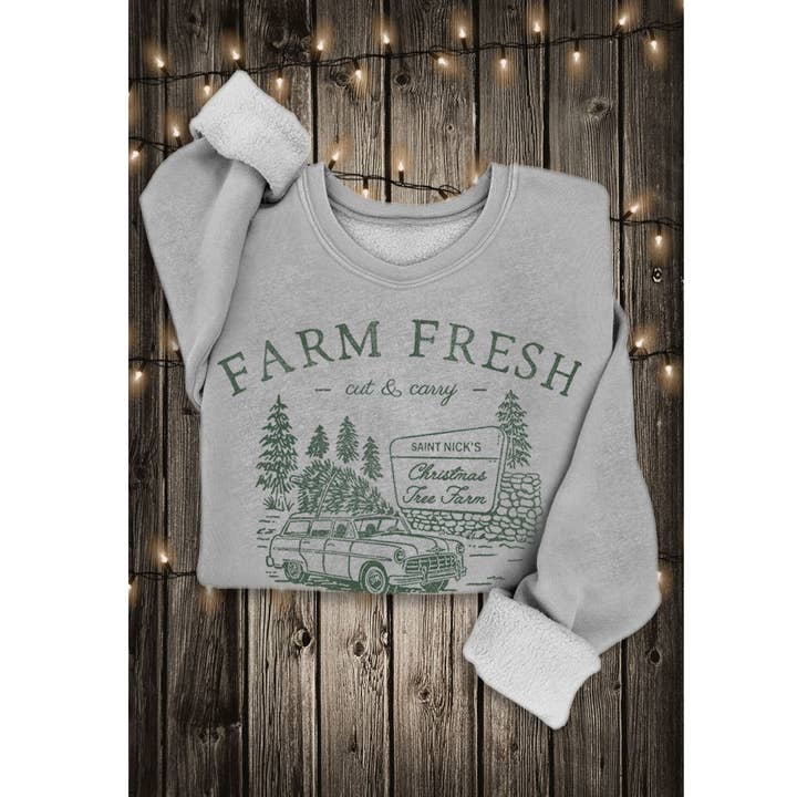 FARM FRESH CHRISTMAS TREES SWEATSHIRTS for wholesale by HRTandLUV