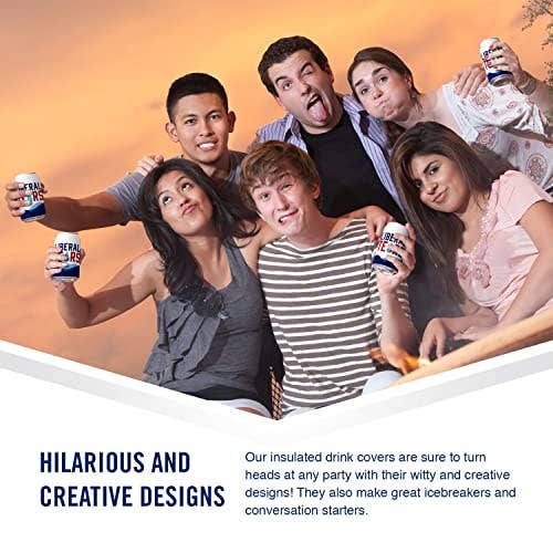 Beersy - Wholesale Drink Huggers & Koozies - Liberal Tears Silicone Can Cooler, Koozie, Can Holder8