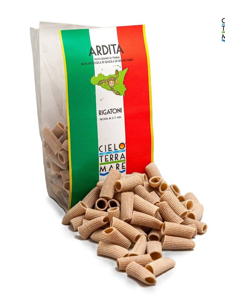 Pâtes BIOLOGIQUES - ARDITA Rigatoni pour la vente par Azienda Agricola Cielo Terra Mare