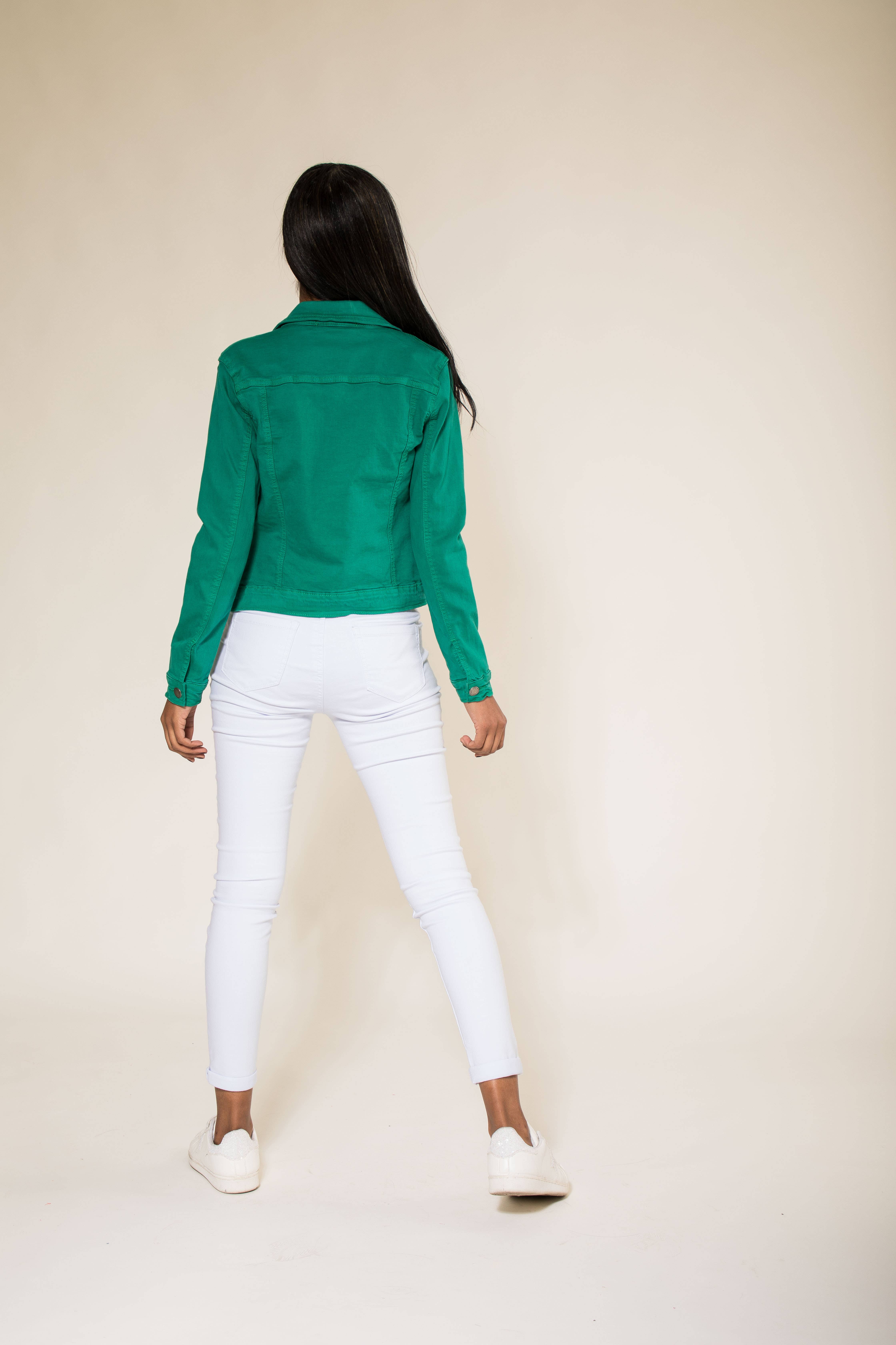 Nina Carter - Wholesale Jas - Dames - Stretch nauwsluitend jack kleur J212A19