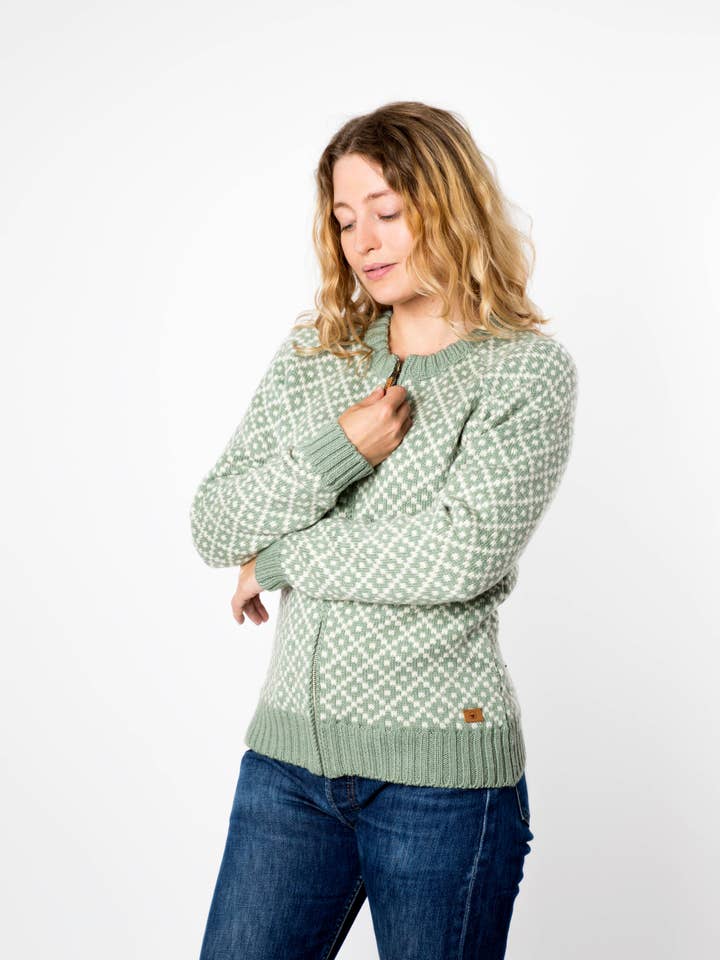 TINKA CARDI for wholesale by Fuza Wool Of Denmark