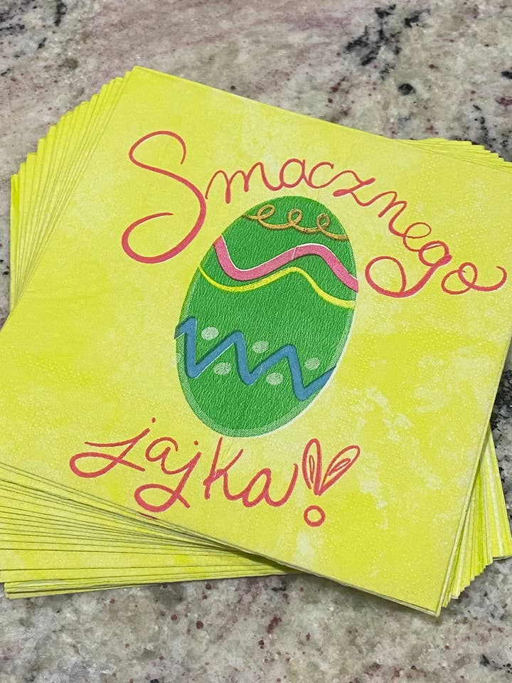 Easter Egg Napkins (10 Packs) for wholesale by Siemka Creations