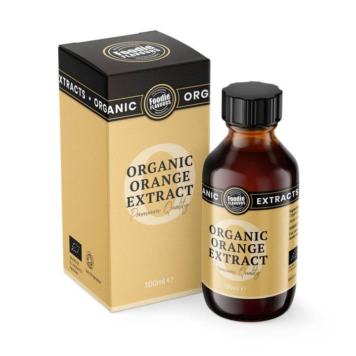 Estratto di arancia biologico Foodie Flavours 100ml per la vendita all'ingrosso da parte di Foodie Flavours
