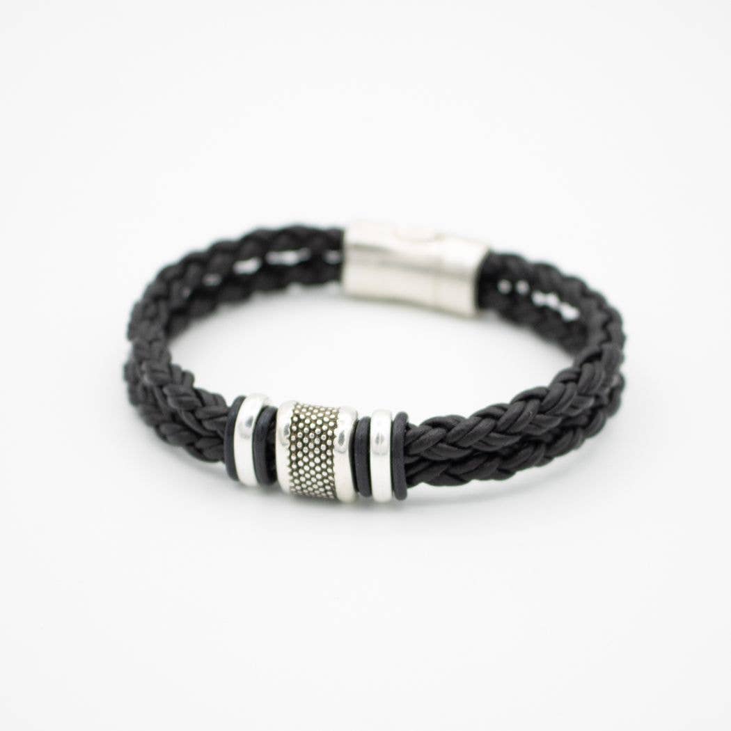 Montana Leather Designs - Wholesale Woven/Braided Bracelet - WI Outrigger Bracelet0