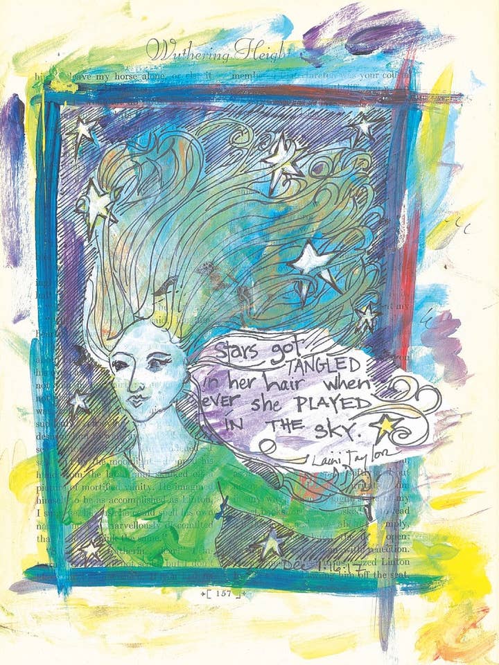 Sterren in haar haar #2 voor wholesale door PaintStorms Studio