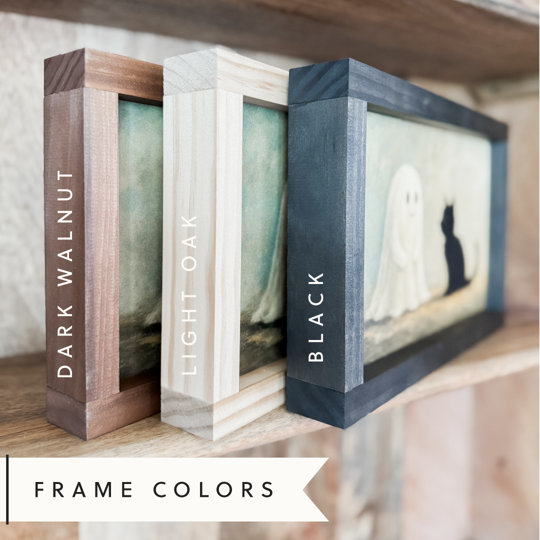 Lily and Sparrow - Wholesale Art Print - Ghost Flower Field | Halloween Wall Art6