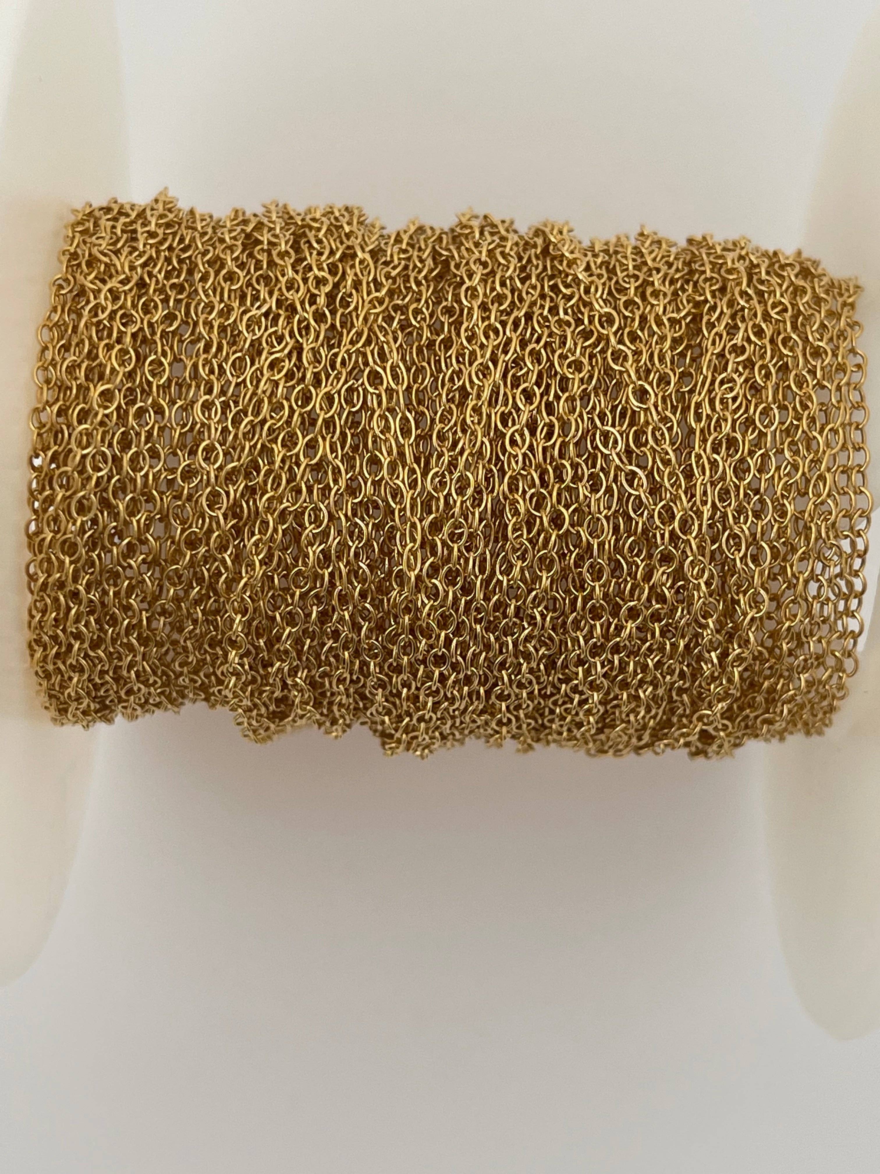 Purity Beads - Vente Matériels de bricolage - Chaîne à maillons en or rempli 14K – Largeur de 1,7 mm, vendue au pied – Chaîne en or véritable pour la fabrication de bijoux et superposition1