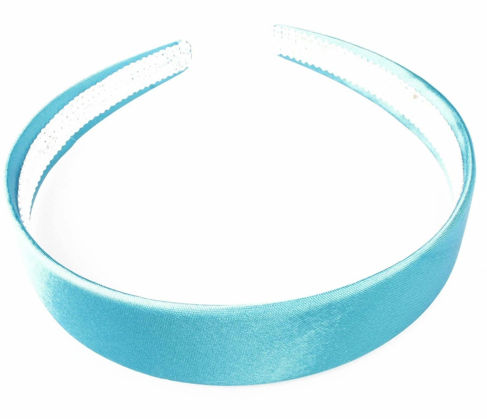 Topkids Accessories – wholesale Fashion headband – women's – Satin Alice Headband Head Band Hairband Hair Band Women for Adult Girls Kids School 60s 70s 80s Plain Aliceband 2.5cm 1" Thick Wide Hard0