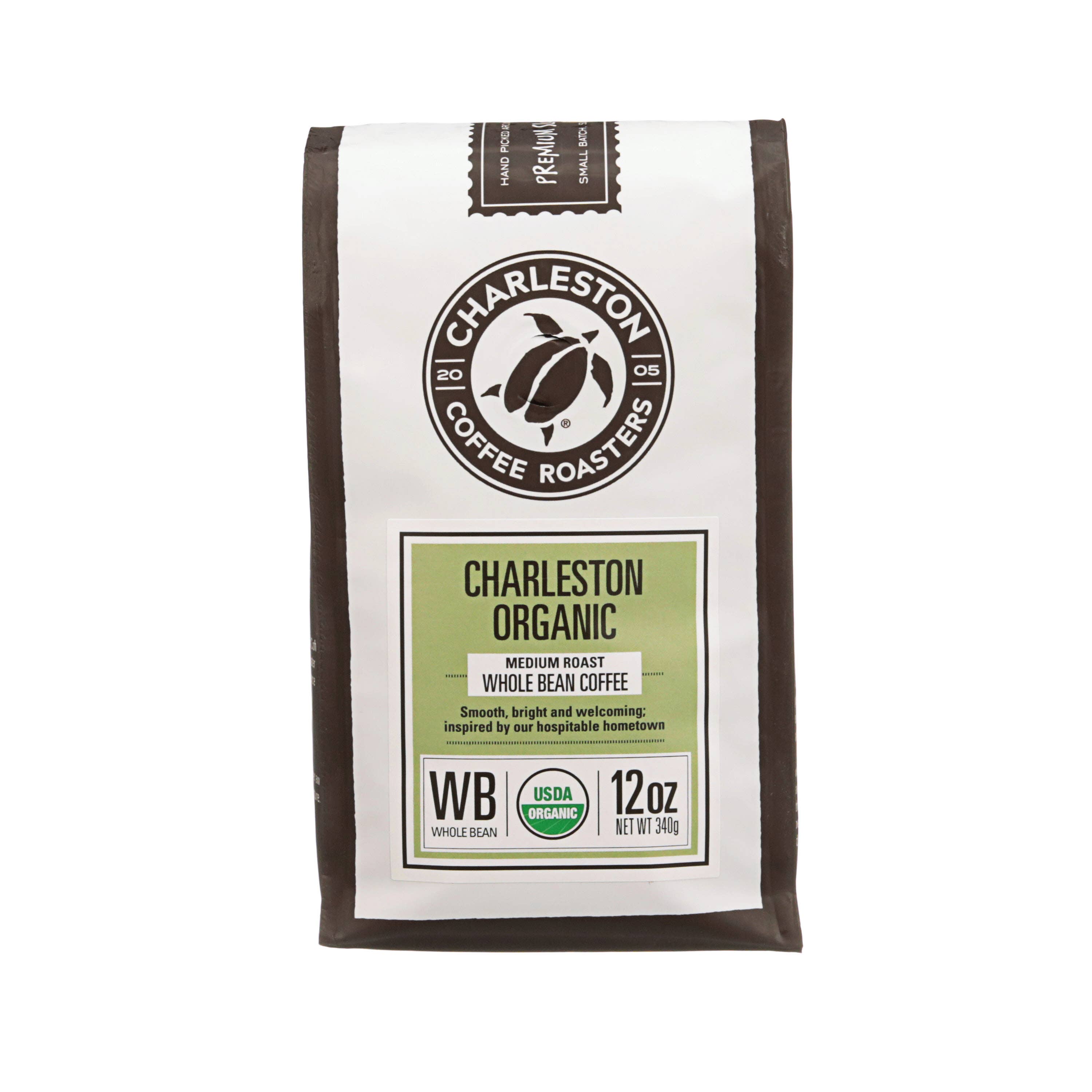 Charleston Coffee Roasters - Vente Grains de café - Haricot entier biologique Charleston