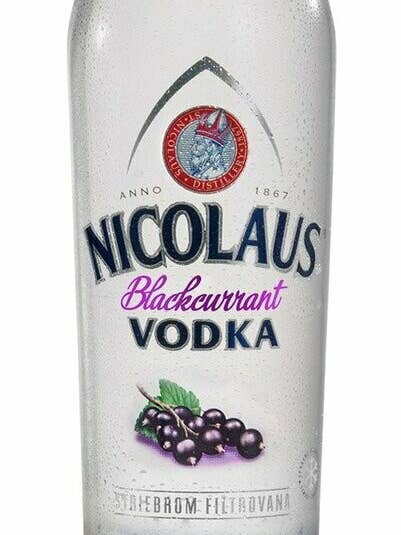 St. Nicolaus Blackcurrant Vodka (700ml) for wholesale by Skull X/ Skinny Witch