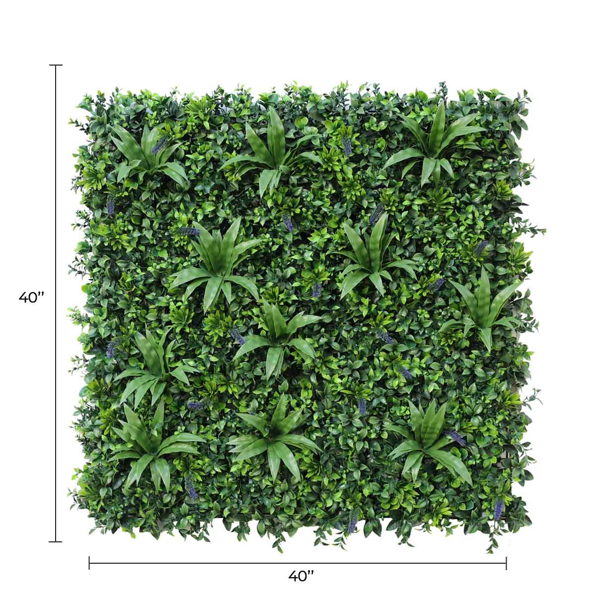 Designer Plants - Wholesale Artificial Plant - Luxury Lavender Fields Artificial Green Wall 40" x 40" 11SQFT Commercial Grade UV Resistant1