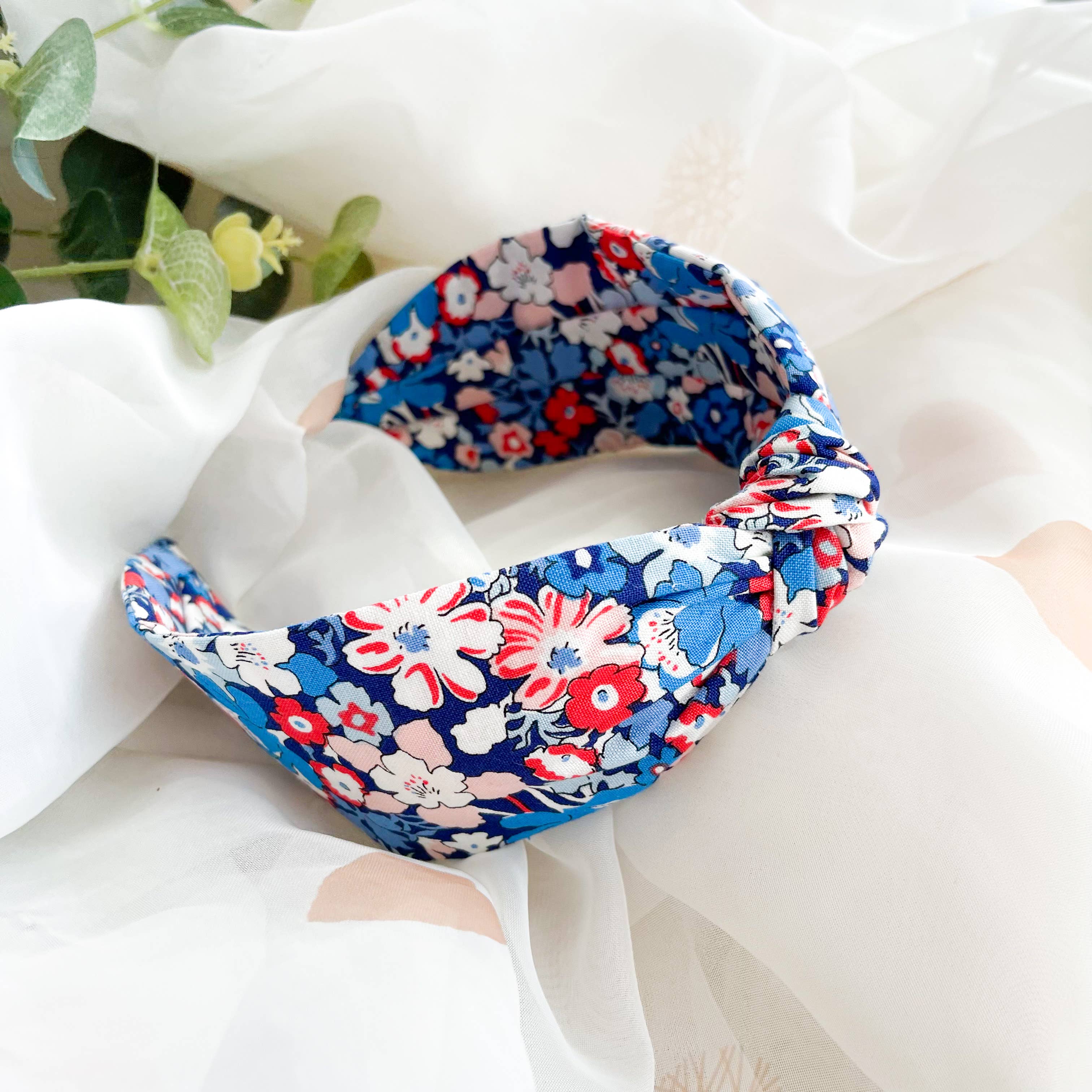Nine Designs Ltd - Vente Bandeau – femme - Bandeau à nœud - Imprimé Liberty London Carnaby