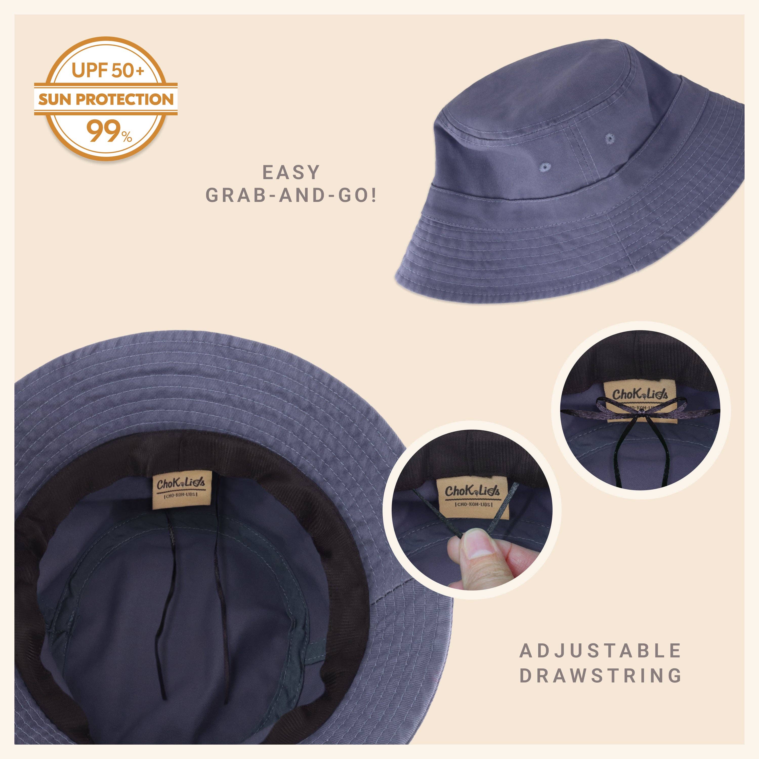 ChoKoLids – Engroshandel Bucket hat - Dame – CHOK.LIDS lærred spand hat9