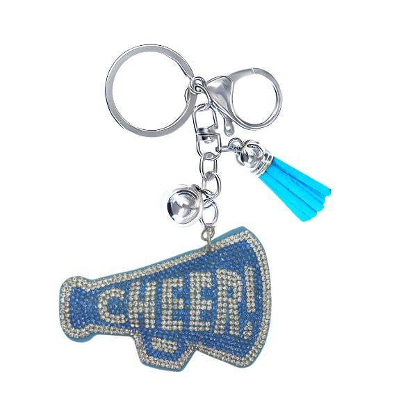 Queens Designs - Wholesale Keychain - Women's - Cheer Crystal Bling Keychains10